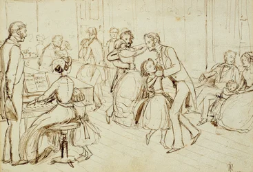 Eine Party in Bowerswell, 1853